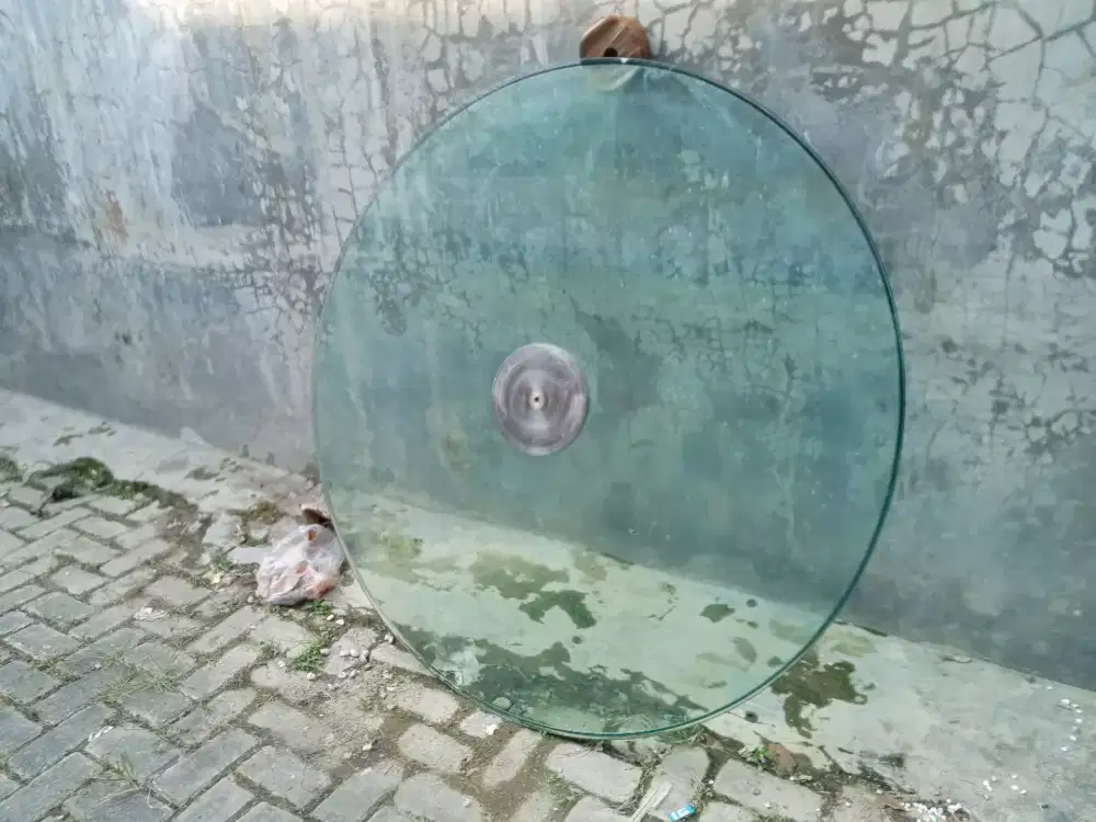 Kaca bulat tebal berat jual murah edisi bersih 2