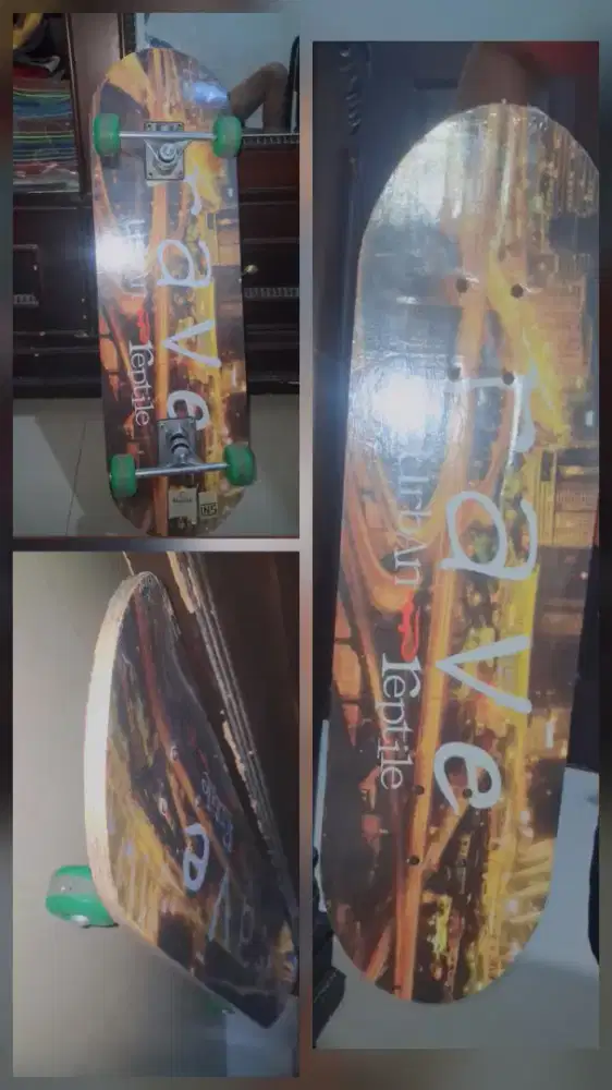 skateboard display second, barang masih bagus mulus