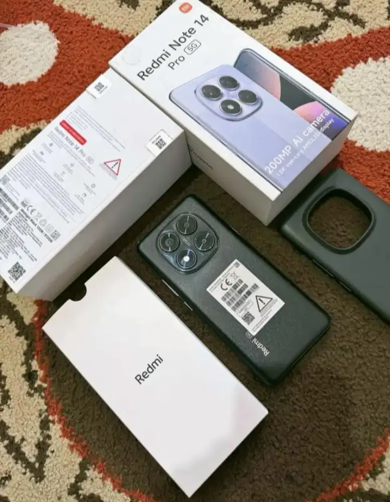 xiaomi Redmi note 14 Pro 5G 12/512  pemakaian 2 bulan