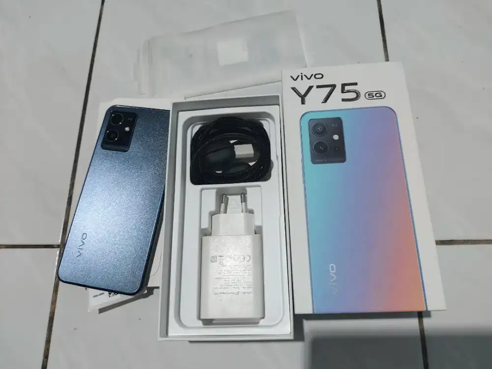 Vivo y75 5G ram 8/128 gb second fullset ori