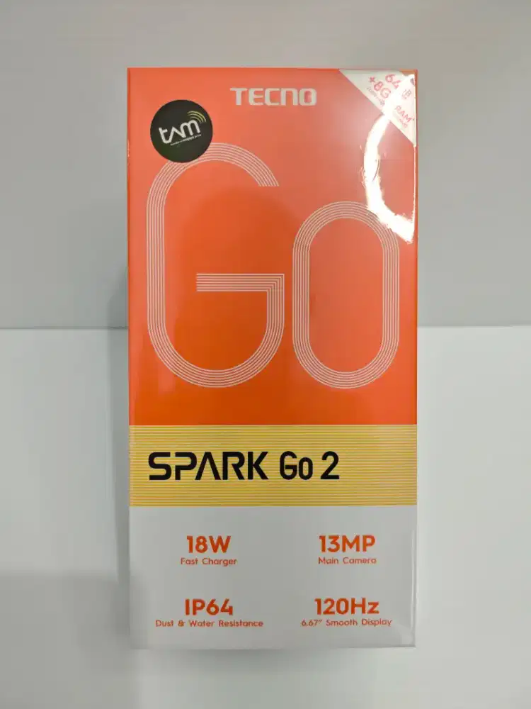 Tecno Spark Go 2 4+4/64 Gb New Garansi Resmi 13 Bulan putih bs TT/B
