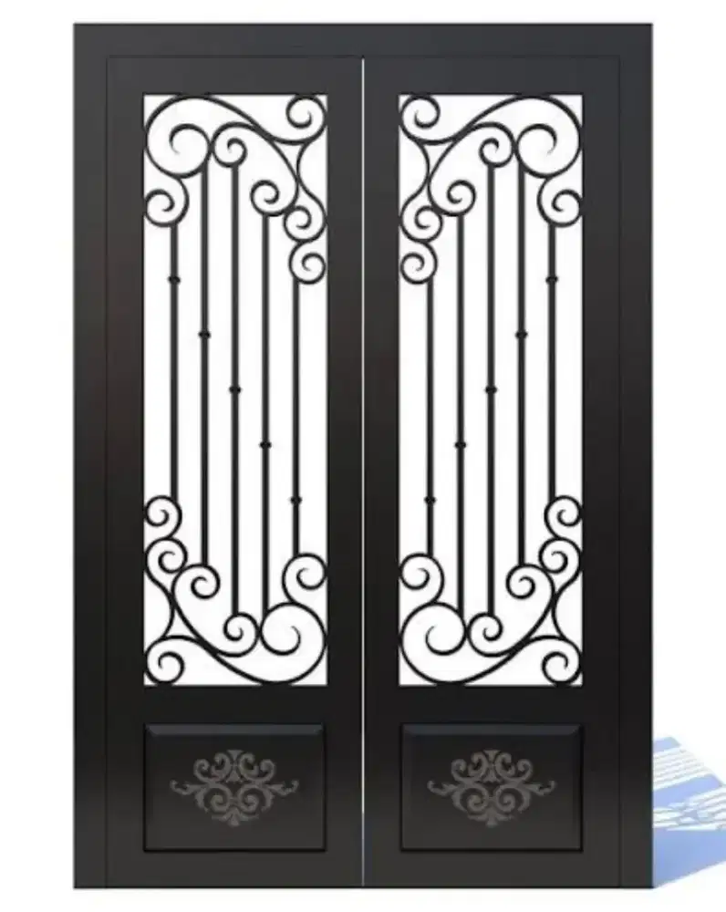 Pintu besi minimalis