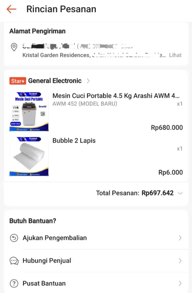 Mesin Cuci ARASHI Portable MURAH