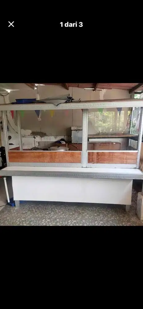 Jual cepat Gerobak serba guna ukuran besar, gerobak soto,gerobak bakso