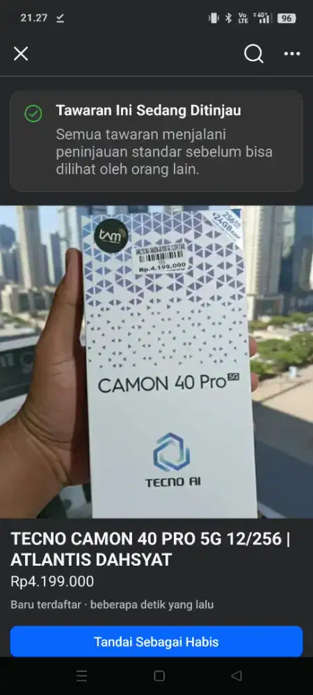 TECNO CAMON 40 PRO 5G 12/256 | ATLANTIS DAHSYAT