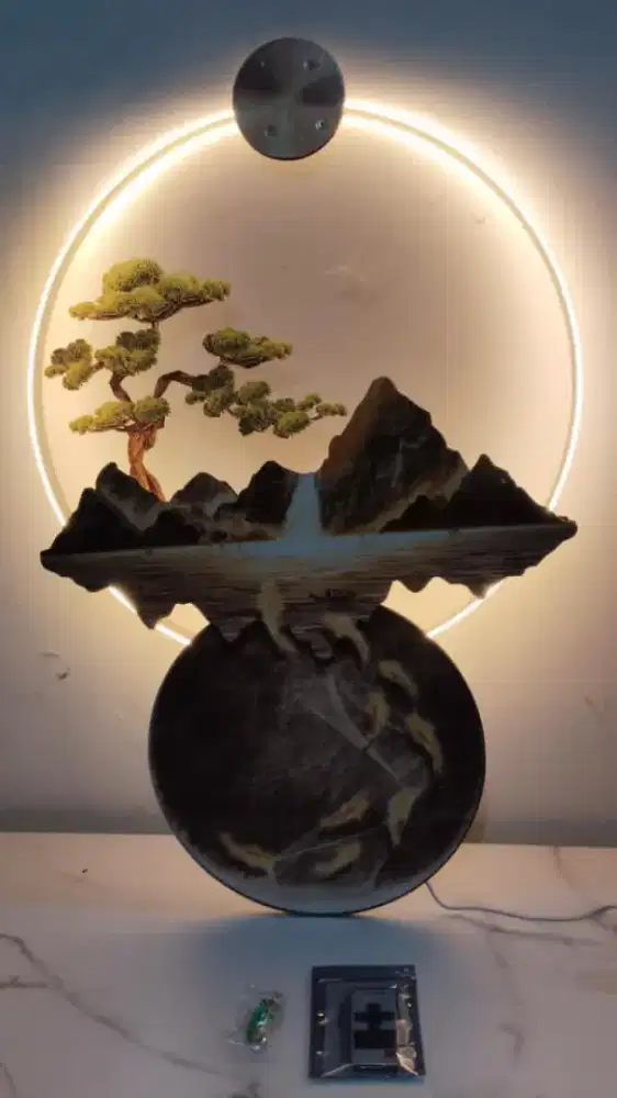 Jual hiasan dinding ada lampunya, baru, Lok Pamulang Barat, Tangsel