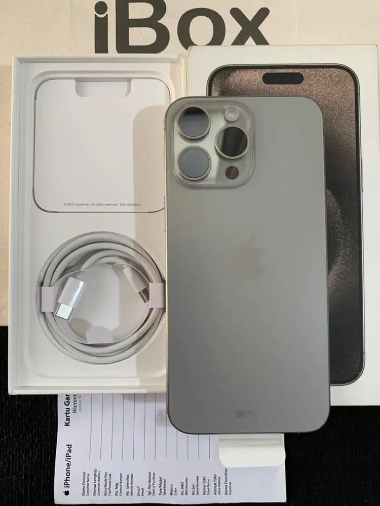 iPhone 15 Promax 256gb iBox Natural