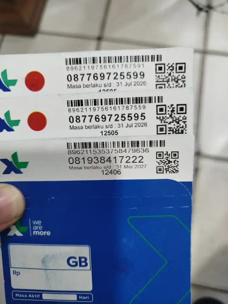 Perdana/ nomor XL cantik