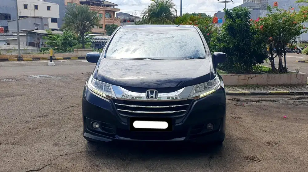 Km63rb honda odyssey s cvt 2014 hitam pajak panjang