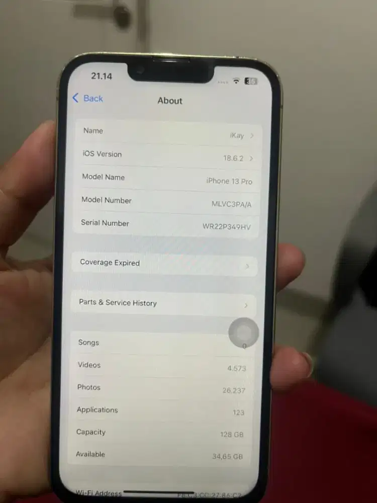 Iphone 13 pro 128 GB ori IBOX