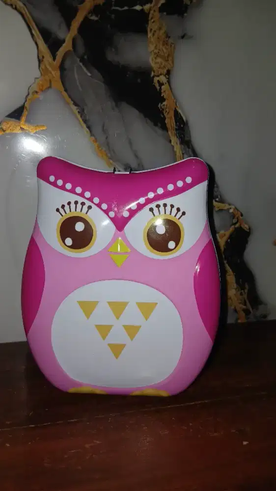 Celengan Owl Pink Cute