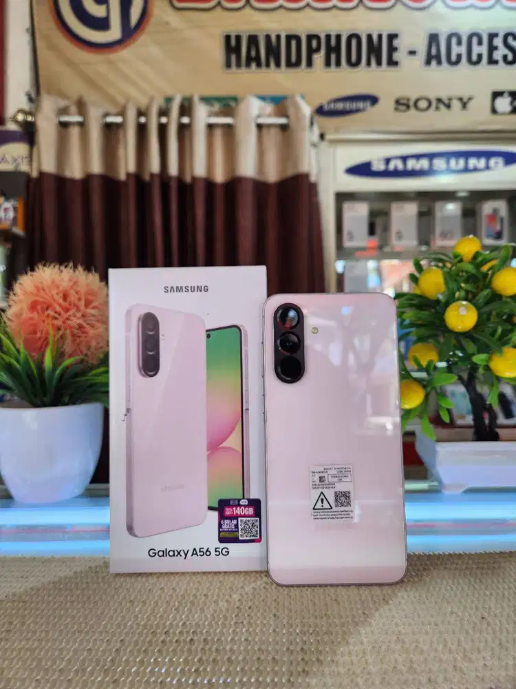 Samsung A56 5G Ram (8+8) 16Gb/ 256Gb Fullset Mulus Pemakaian 40 Hari