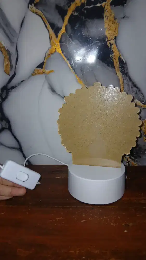 Lampu Tidur Motif Merak