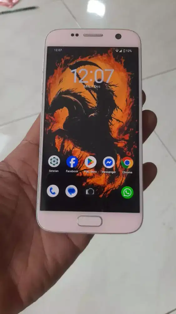 Samsung S7 Flat Ram 4/32Gb Orian Batangan mulus normal