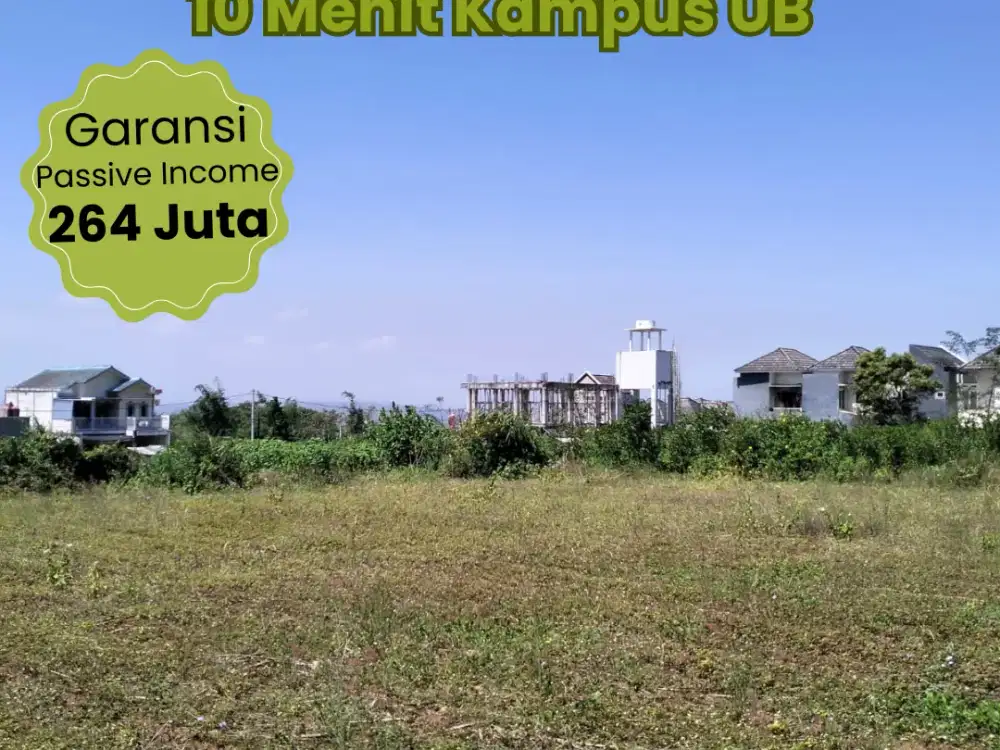 Rukost Inden Bangun Area Merjosari Di Jual 1,1 M