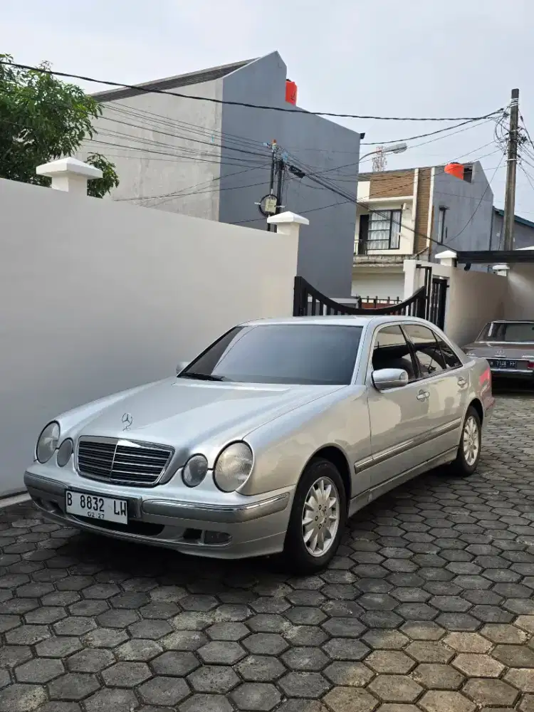 Low km 45rb mercy w210 facelift antik