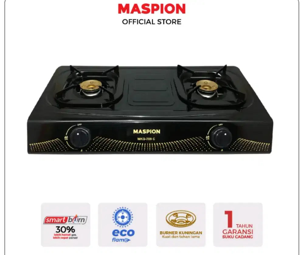 Kompor Gas 2 tuku Maspion MKG-709 C