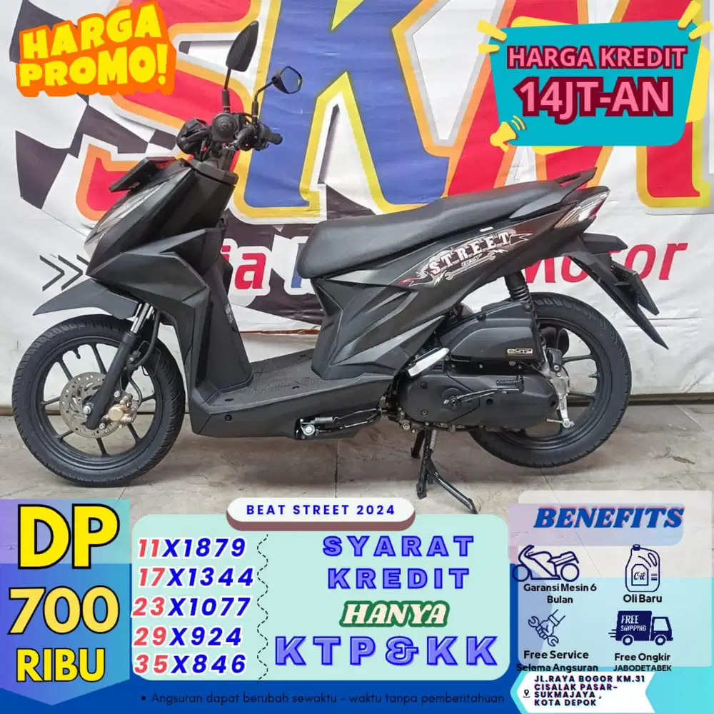 (proses kilat bayar DP 700) beat street 2024 cash crest