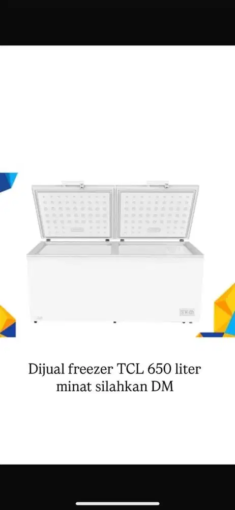 Frezeer TCL 750L dan 650L