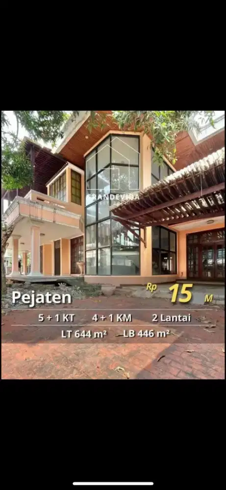 Jual Rumah Bagus 2 Lantai Siap Huni Di Pejaten Barat, Pasar Minggu.