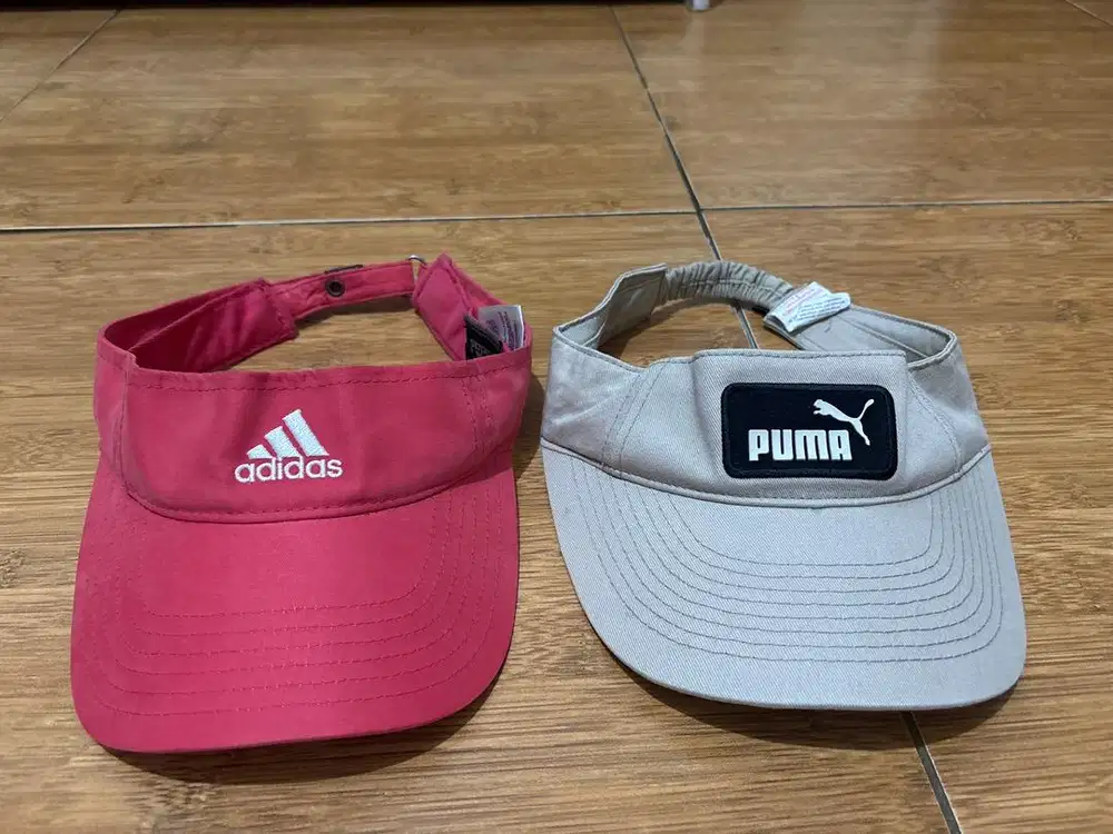 Visor katun adidas dan puma original