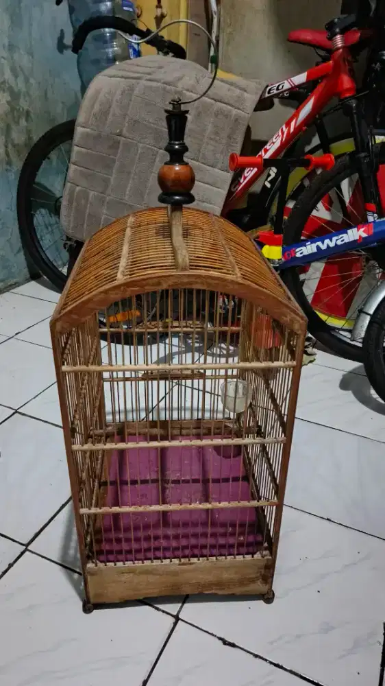 Kandang kotak NO 4 + krodong n pernis baru