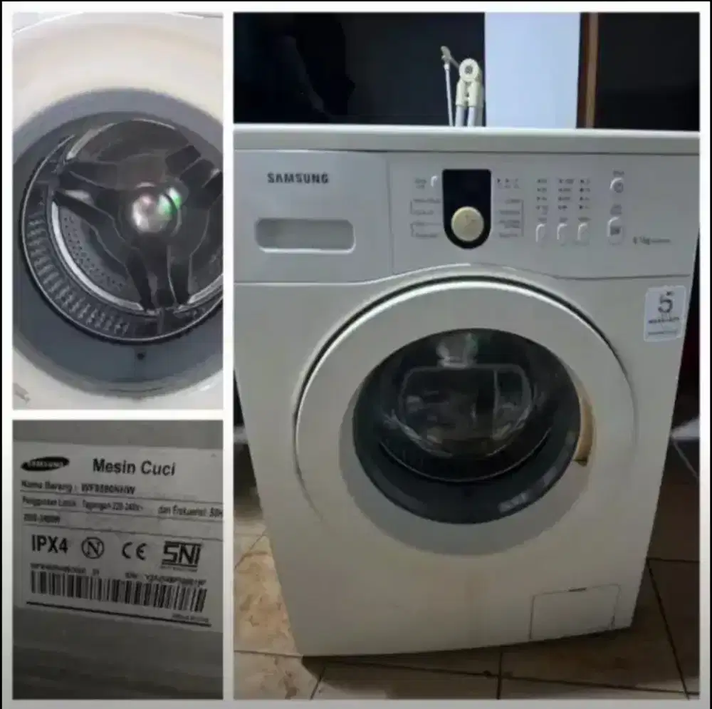 Jual mesin cuci samsung msh bgs&normal kapasitas 6,1kg,jual 1,9jt nego