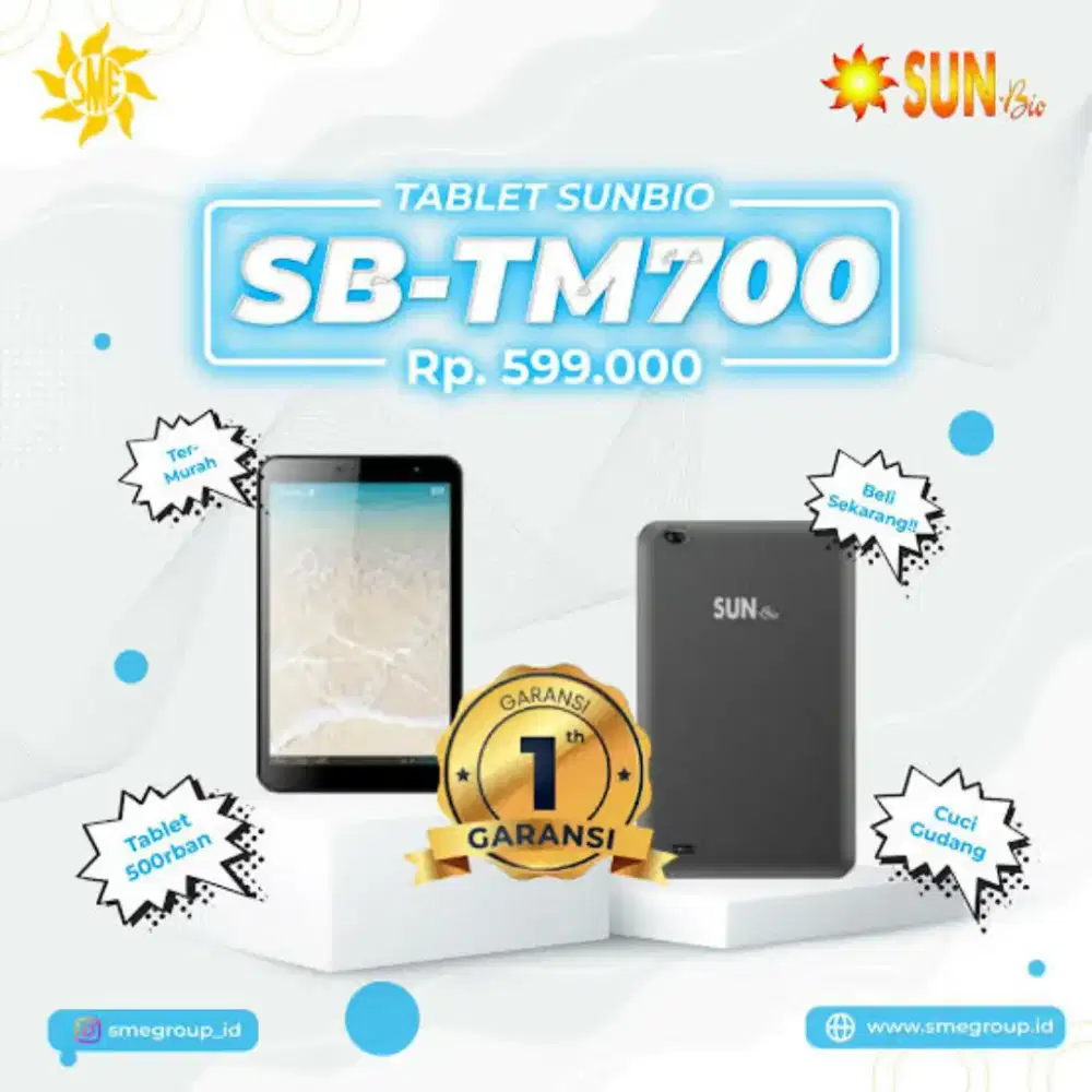 Tab Murah Sunbio Tablet Murah Buat Anak Dan Mesin Kasir Digital