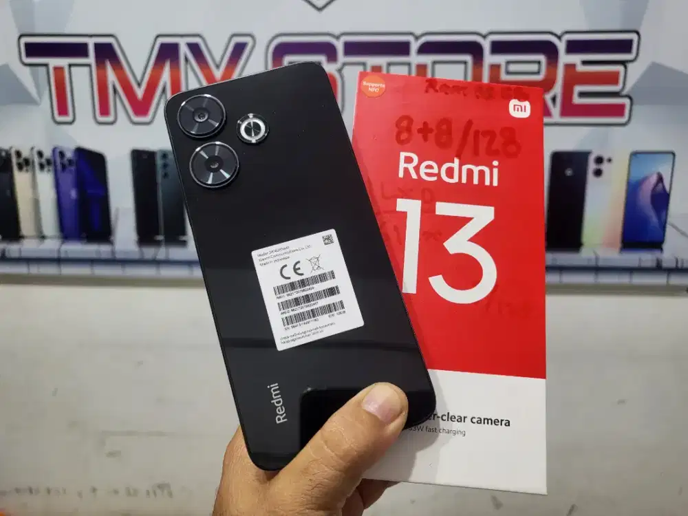RRDMI 13 RAM 8/128GB LIKE NEW BATERAI 5000MAH CAS TURBO 33W