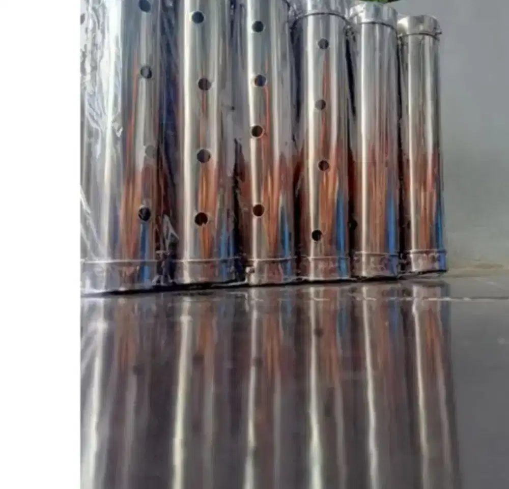 Cetakan lontong 20cm full stainless steel 1 lusin