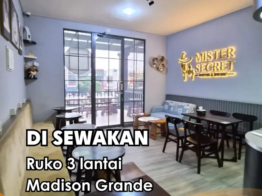 RUKO DISEWA !!! Ruko Madison Grande Paramount 3 lantai