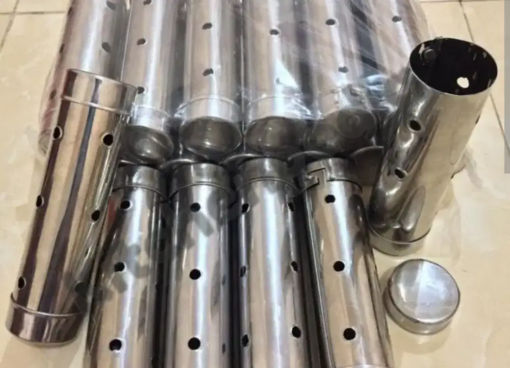 Cetakan lontong stainless stell 15cm harga tertera untuk 2 lusin