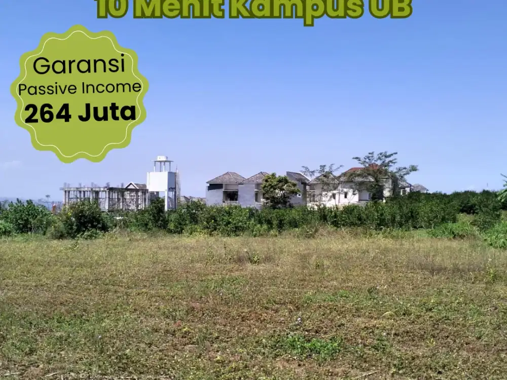 Area Merjosari 1,1 M Di Jual Rukost Inden Bangun