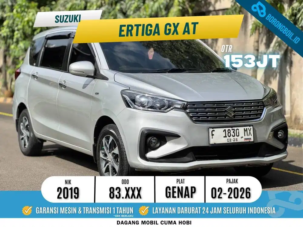 Suzuki Ertiga Gx 2019 AT ( Km 83RB )