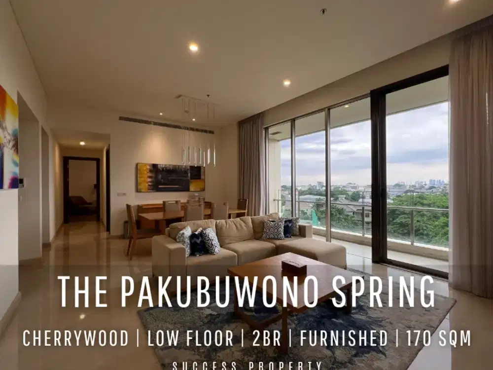 Sell & Lease The Pakubuwono Spring Apartment 2 BR Fully Furnished Low Floor with City View