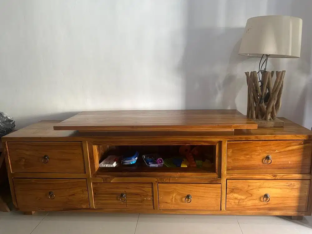 Furniture Jati Tmp tidur+lemari+mejatv+rak+mejanakas