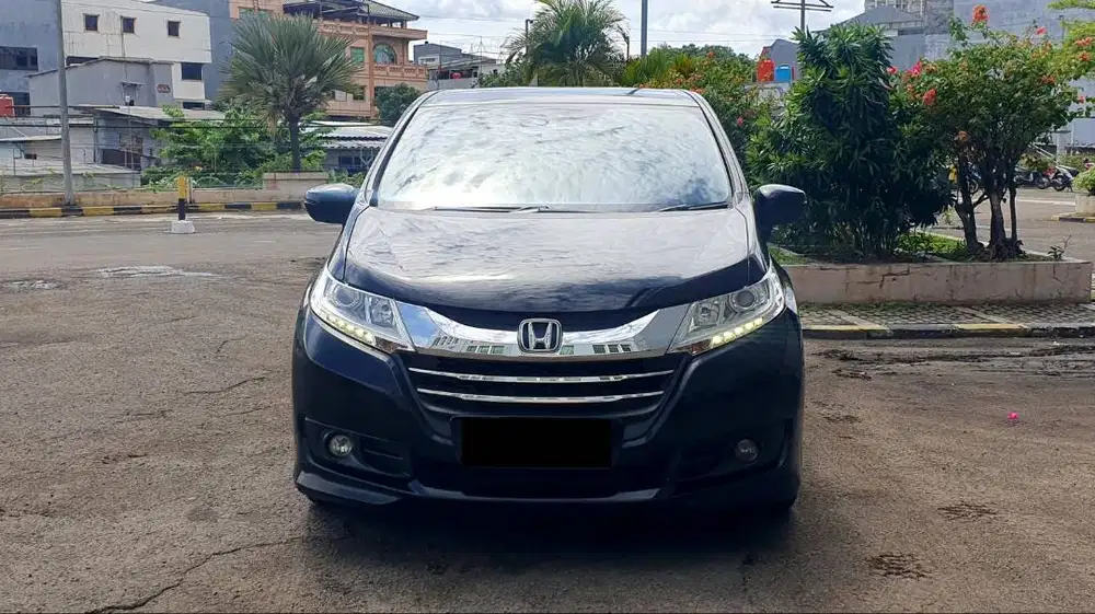Honda Odyssey 2.4 S CVT AT Hitam Mutiara NIK 2014 LOW KM 63RB Record
