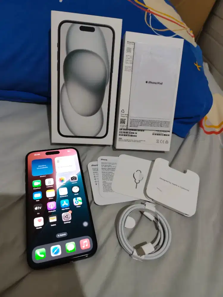 For Sale Iphone 15 + Plus 128gb Black BNOB murah meriah
