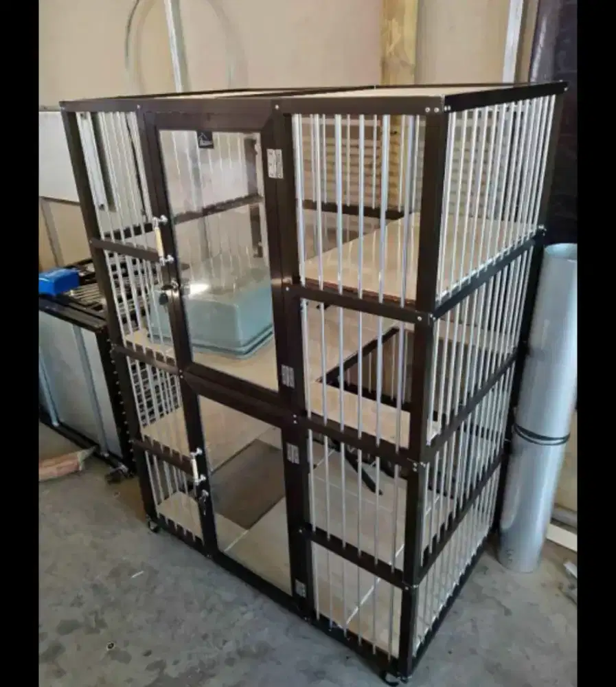 Kandang kucing aluminium