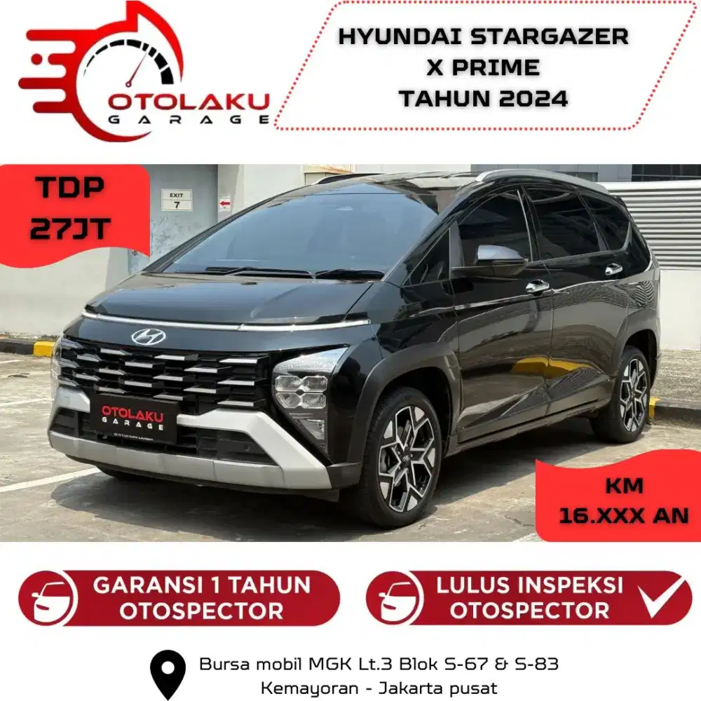 [TERMURAH] HYUNDAI STARGAZER X PRIME 2024 HITAM ISTIMEWA