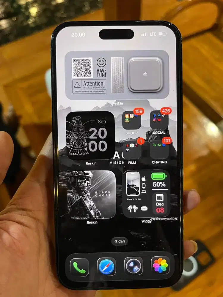 Ip14pm 128 fullset inter all operator tt/mahar