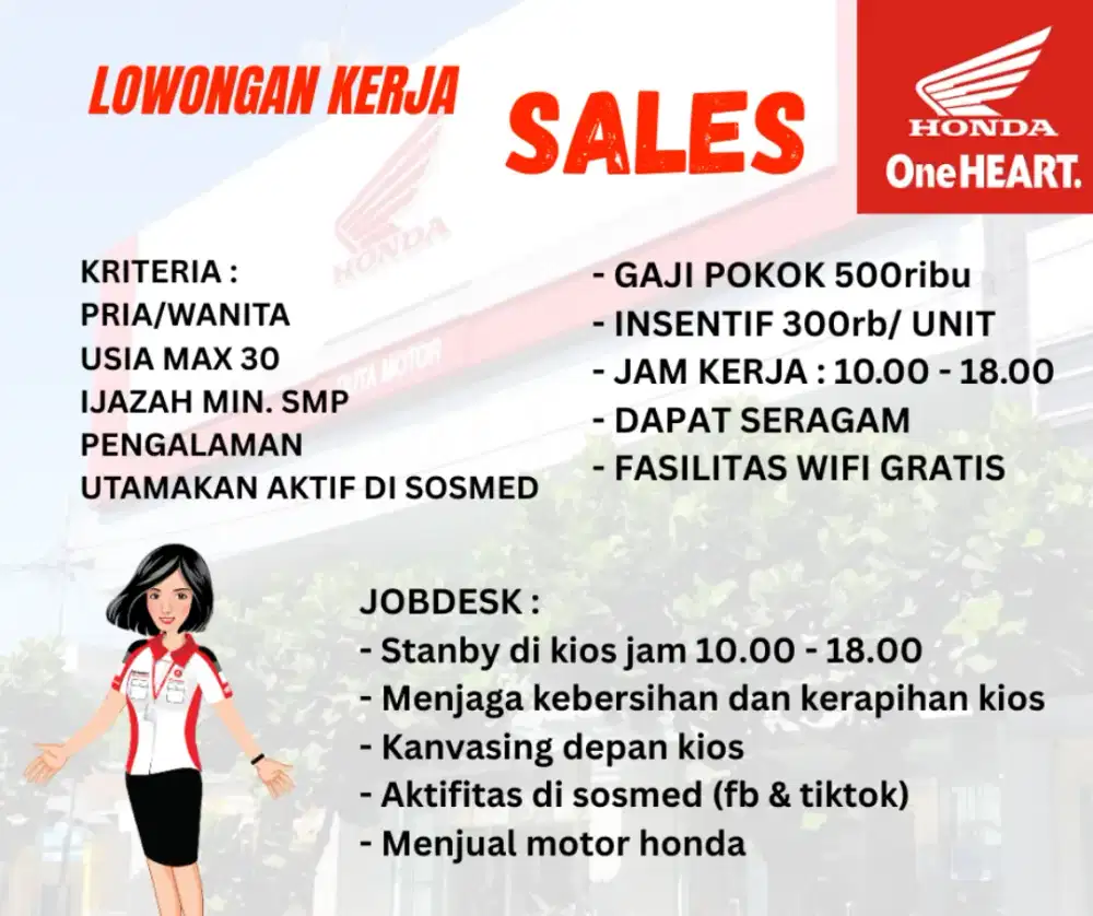 Loker Lowongan Kerja Marketing (ada gapok)
