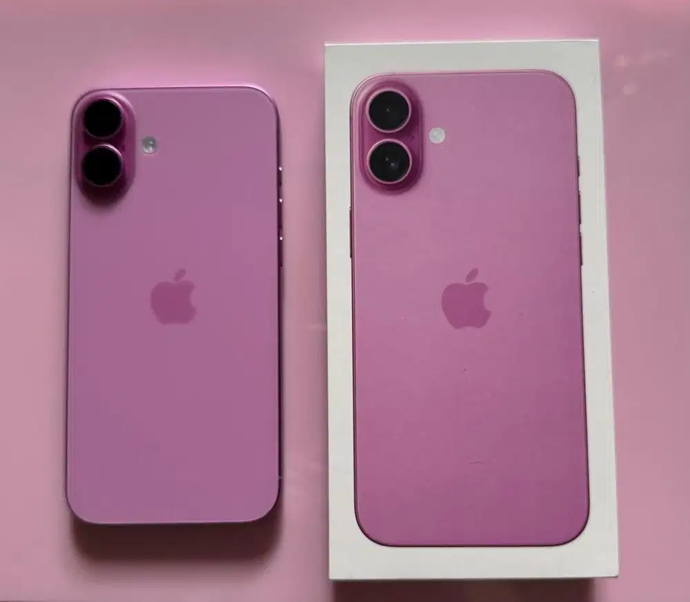 Jual iphone 16 + plus Ibox pink