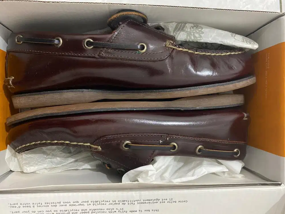 Sepatu Timberland Classic Boat MD Brown Full Grain