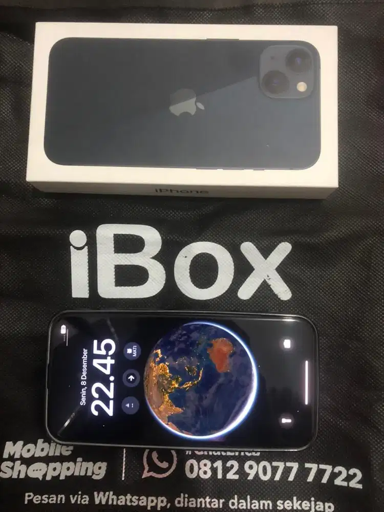 Iphone 13 128 Gb baru 2 bulan Ibox lengkap