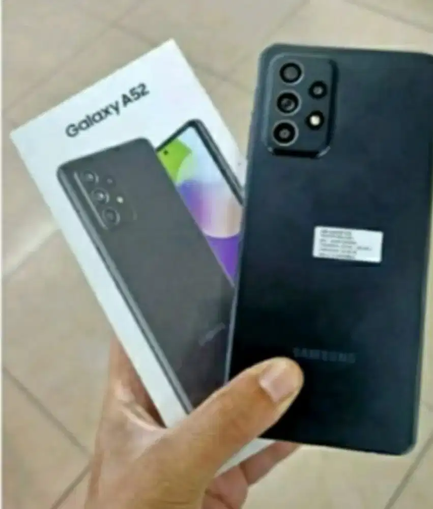 Murah hp samsung A52 8/256 lkp layar masih ori , bs TT