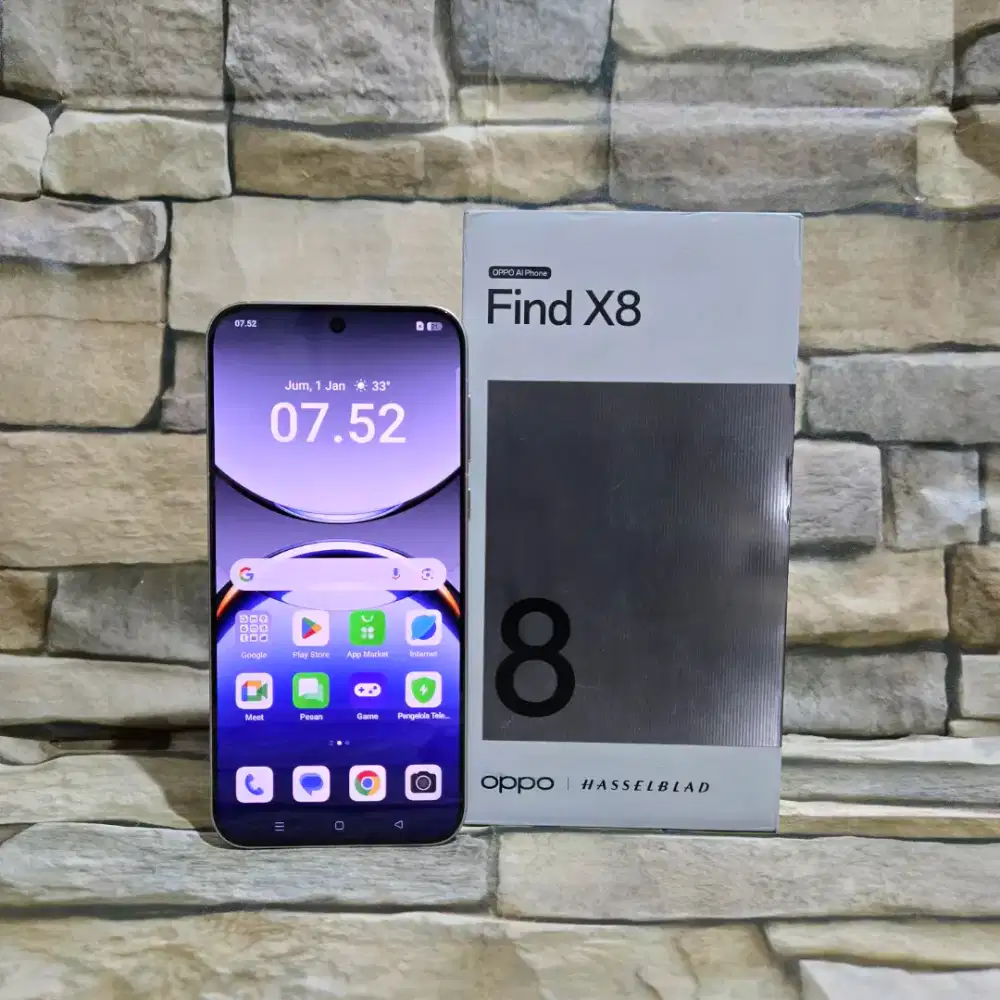 Oppo Find X8 5G 16/512 Grey Fulset segel mulus 98% Garansi