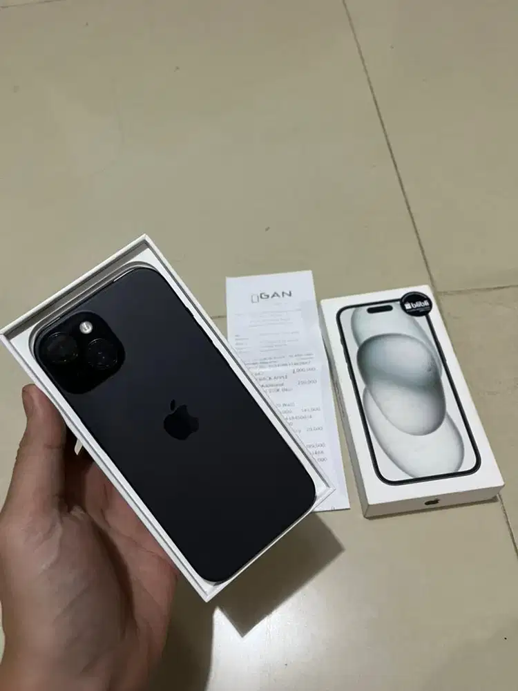 iphone 15 128gb ibox nota beli lengkap Garansi on Juli 2026
