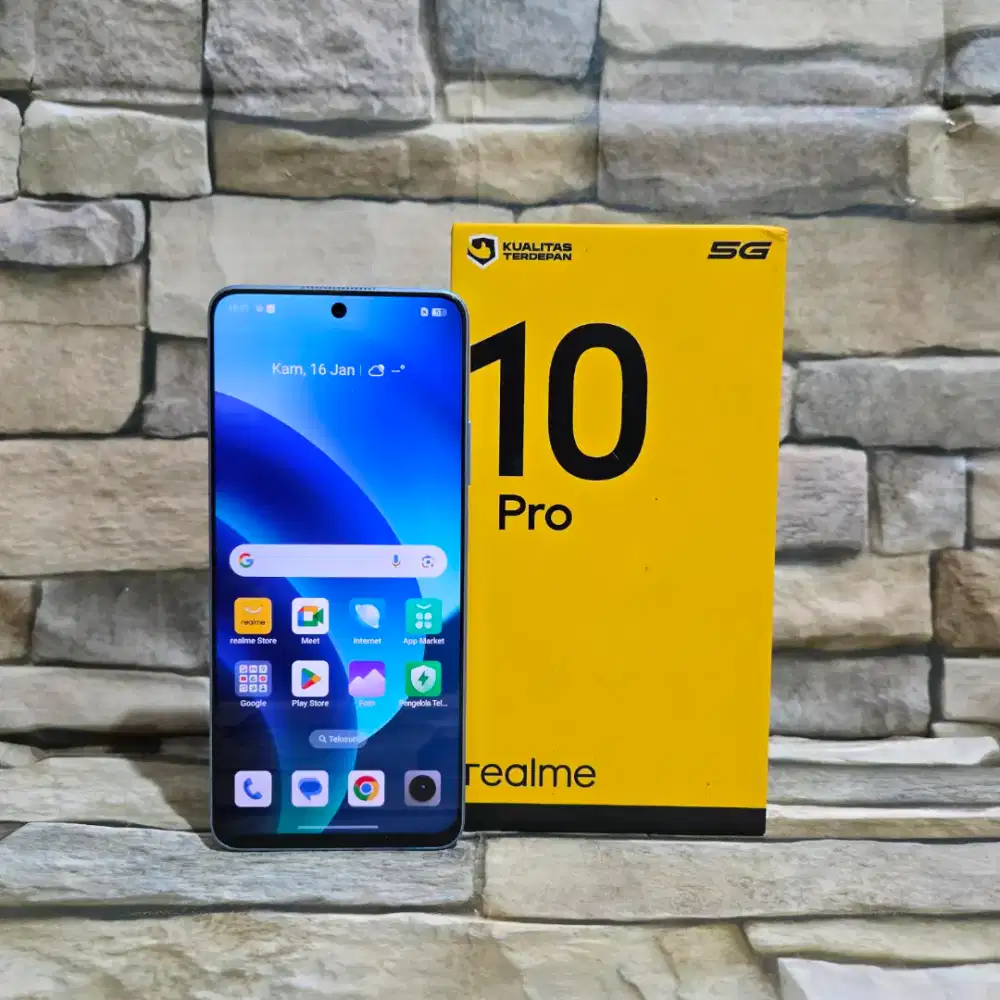Realme 10 Pro 5G 8/128 Fulset segel mulus 90%