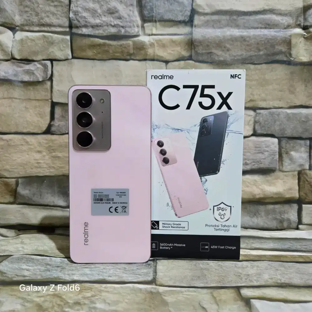 Realme C75x NFC 8/128 Fulset segel mulus 98% Garansi panjang